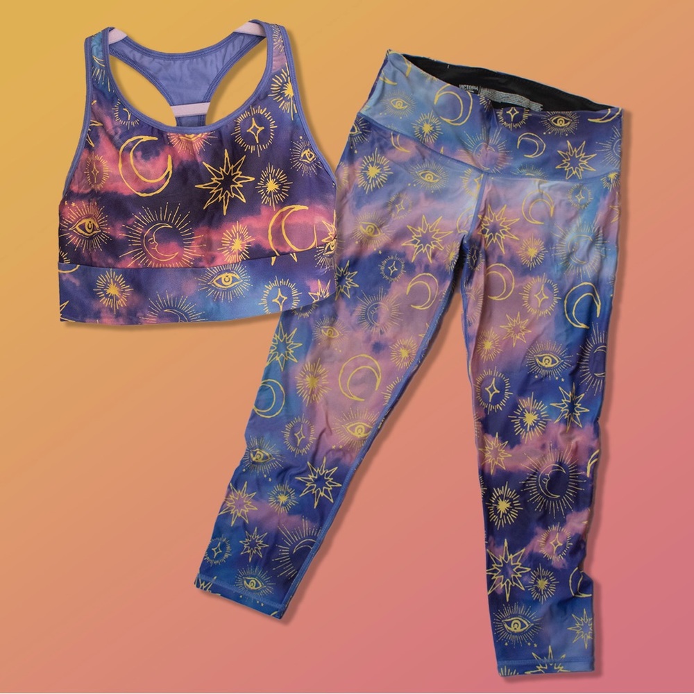 VICTORIA SPORT Celestial Leggings and Bra Set